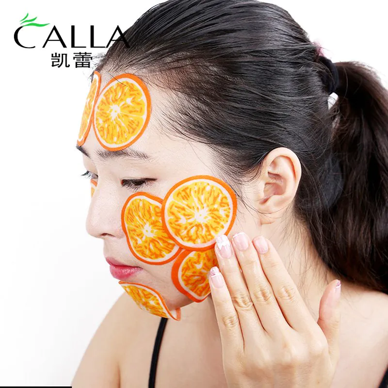 Facial Mask Fruit Slice Moisturizing Skin Care Repair Removing Wrinkle