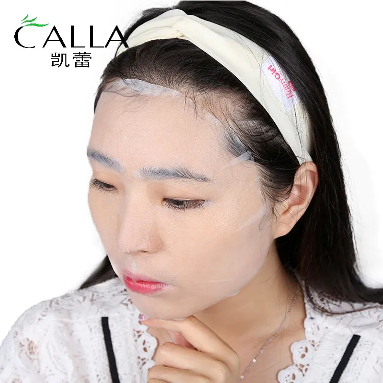 Natural Silk Facial Mask For Sale Private Label Skin Care Face Sheet Korean