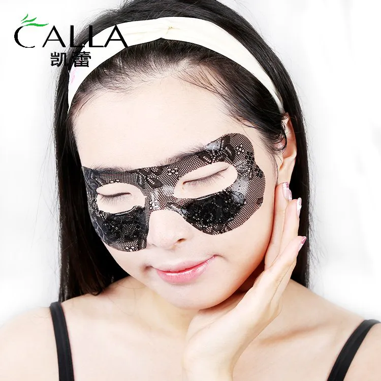Repairing and Anti-aging Black Lace Hydro gel Eye Mask