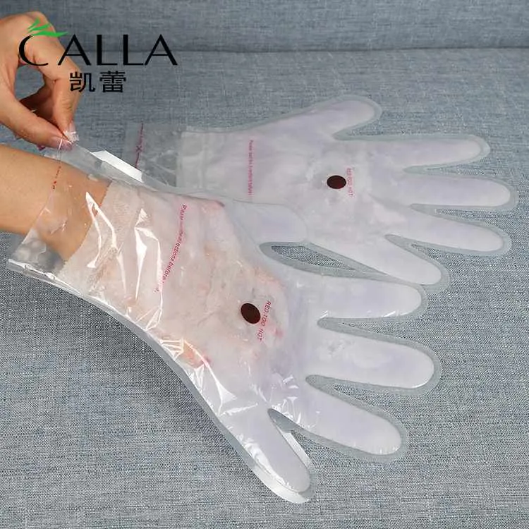Hand Mask Paraffin Wax Spa Gel Gloves Moisturizing Disposable Glow Brightening