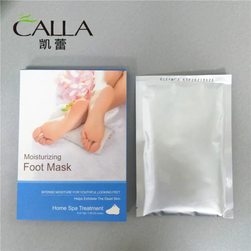 Private Lable Foot Peel Spa Exfoliating Mask Lemon Sock