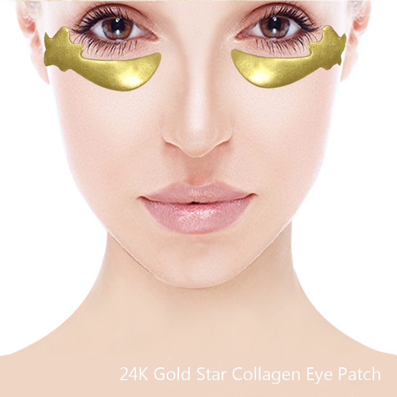 Eye Patch 24k Gold Star Collagen Removes Dark Circle Under Eye Mask
