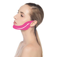 High quality hydrogel V line shape lifting slim face double chin firming lifting face mask