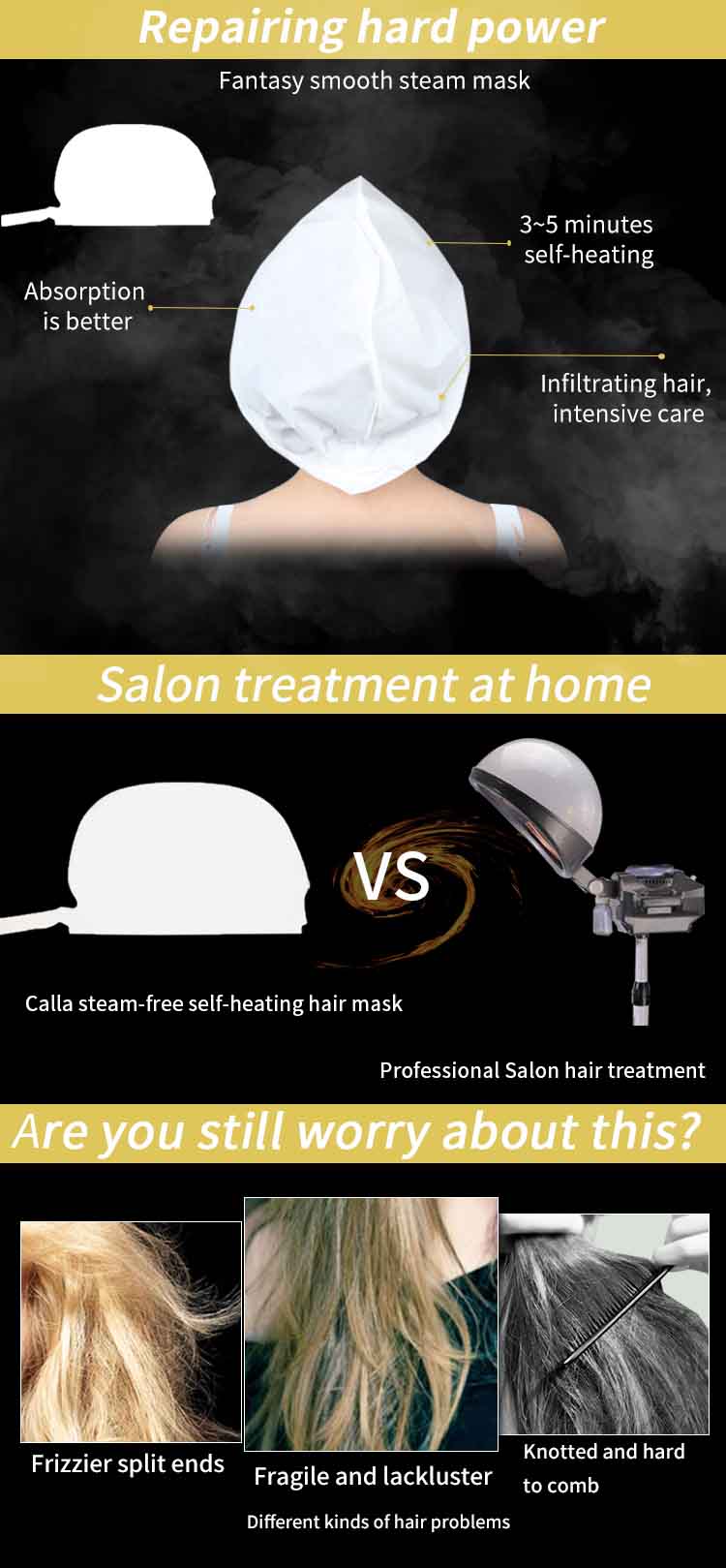 Calla-Self Heating Hair Treatment Mask -calla Skin Care Products Manufacture-1