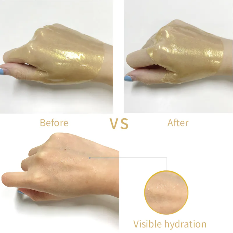 Facial Mask sheet Gold Collagen Hydrogel Moisturizing Repair