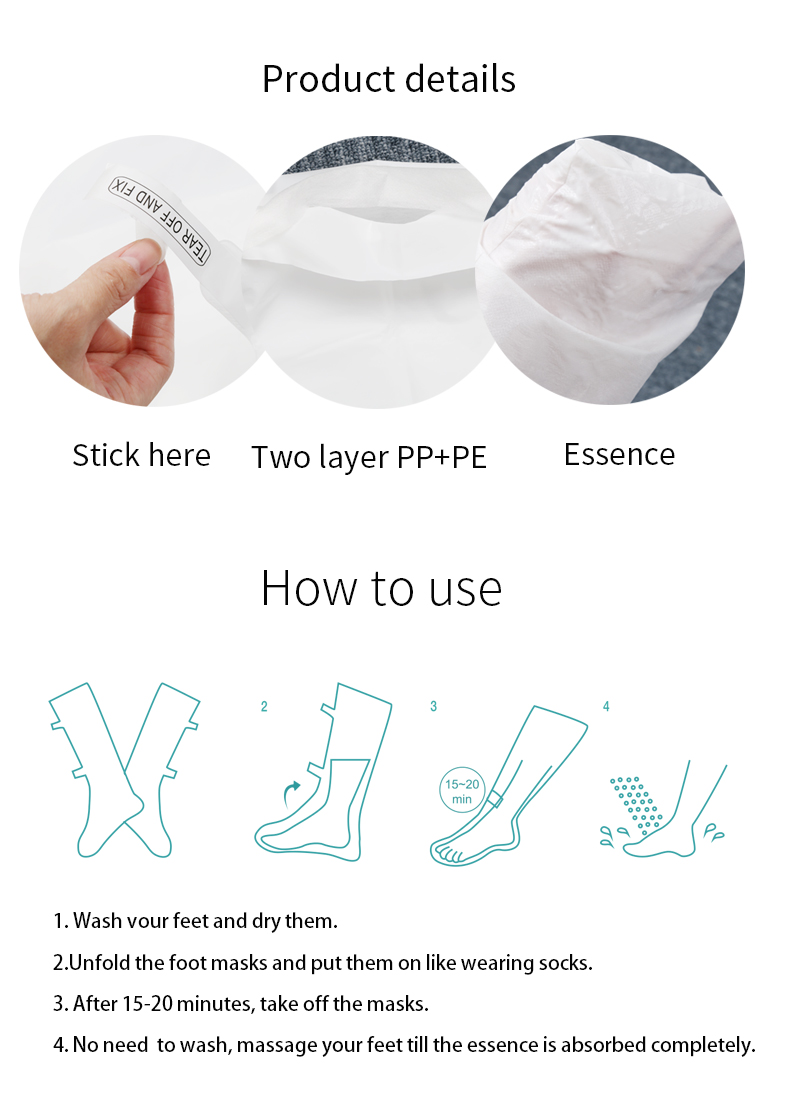 product-Long Whitening Moisturizing Hydrating Foot Mask-Calla-img-1