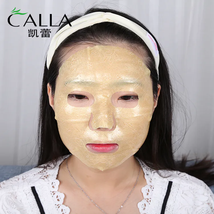 Facial Mask Brightening Moisturizing Hydrogel 24k Gold Luxury Lace