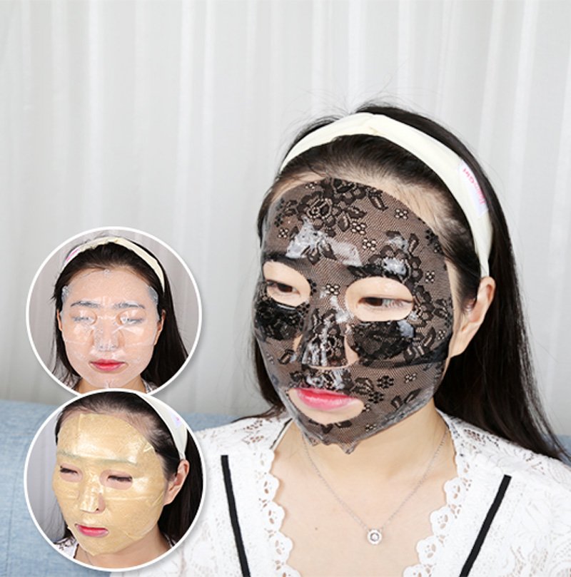 Calla-Professional Brighten White Lace Hydrogel Face Mask LCFM01-02-2