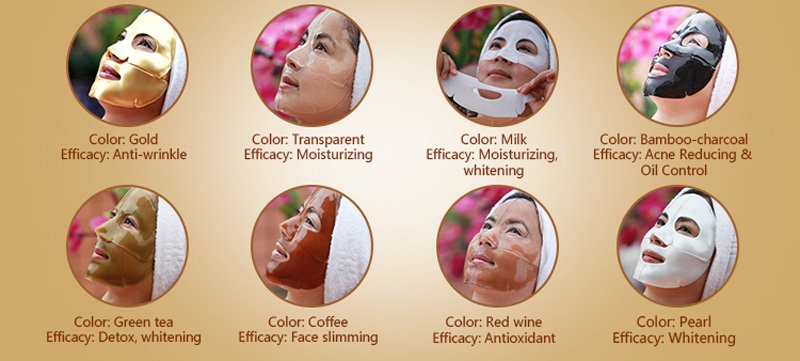 Calla-High Quality Anti-wrinkle 24k Gold Powder Crystal Facial Mask-4