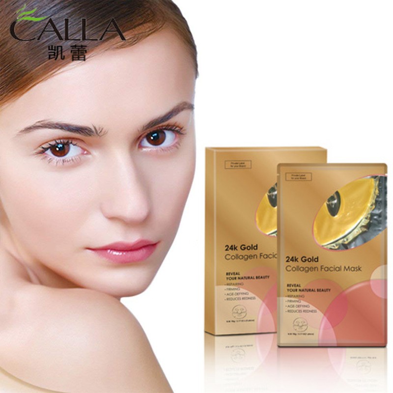 Calla-High Quality Anti-wrinkle 24k Gold Powder Crystal Facial Mask