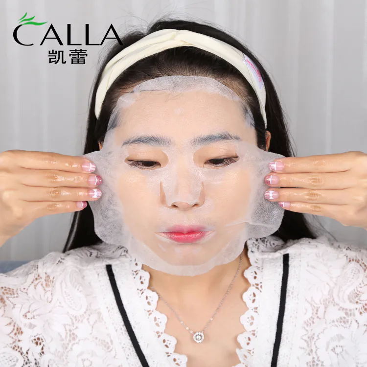 Renewal Silk Facial Mask With High Quality Korean Face Sheet 3 Layer Silk Protein Facial Mask