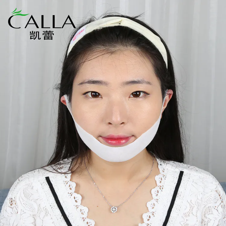 v line Face Lifting lift up facial mask with certificate made in china