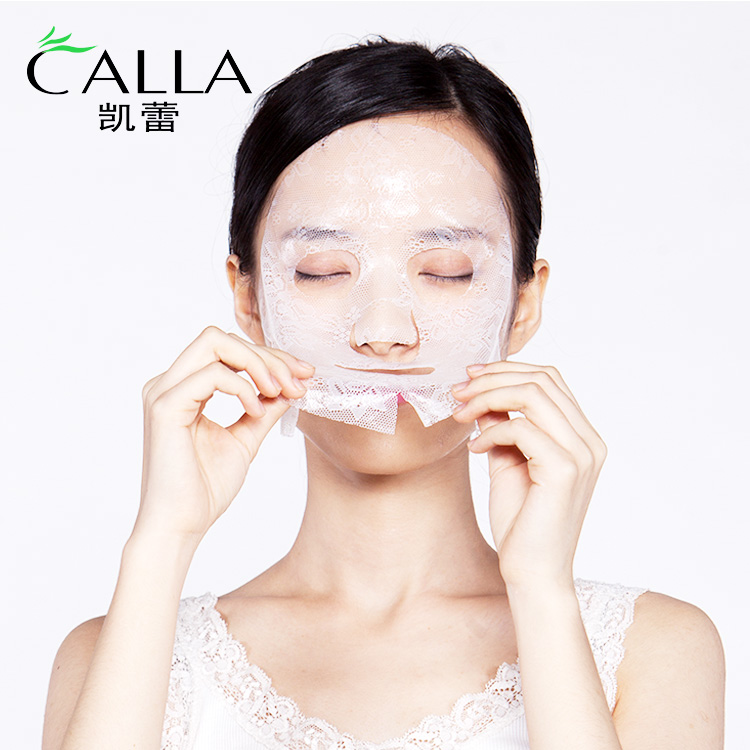 Calla-Professional Brighten White Lace Hydrogel Face Mask LCFM01-02-2