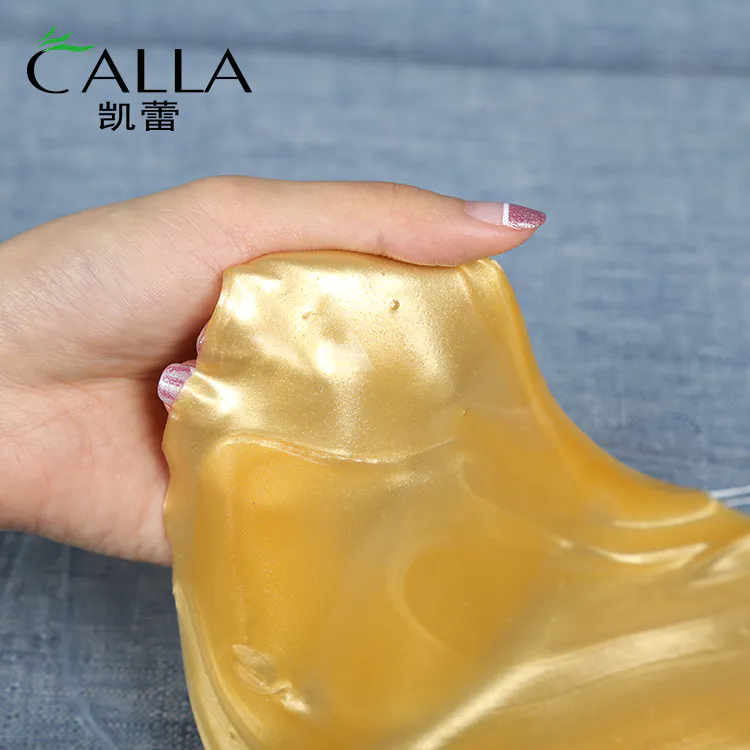 Anti-Wrinkle Gold Collagen Neck Mask For OEM FDA Korea