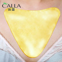 Best Silicone Gel Anti Wrinkle Gold Collagen Decollete Chest Pad