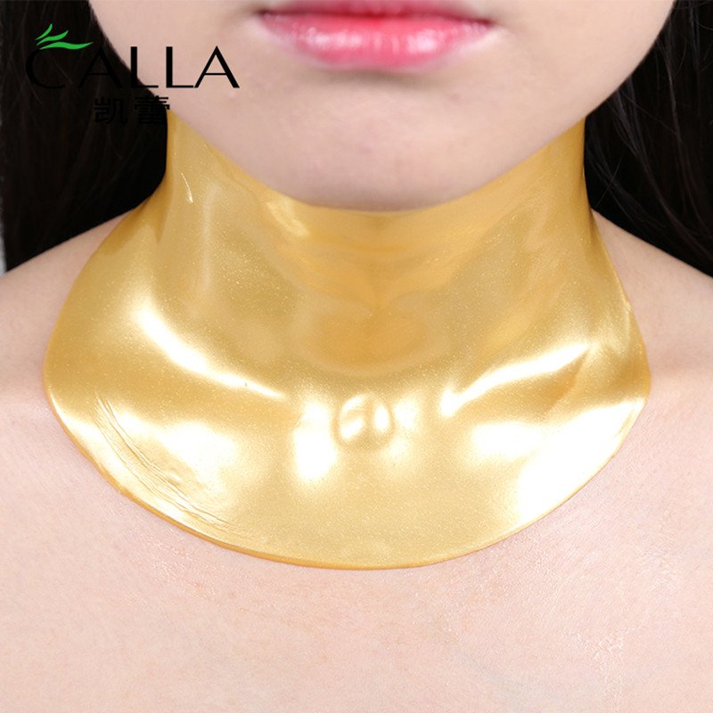 Calla-Silicone Gel Anti Wrinkle Gold Collagen Decollete Chest Pad-4
