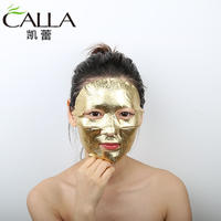 New Arrival 24k Facial Metallic Gold Foil Face Mask Sheet