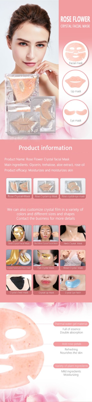 news-Calla-High Quality Moisturizing Pink Hydrogel Disposable Skin Care Lip Mask-img