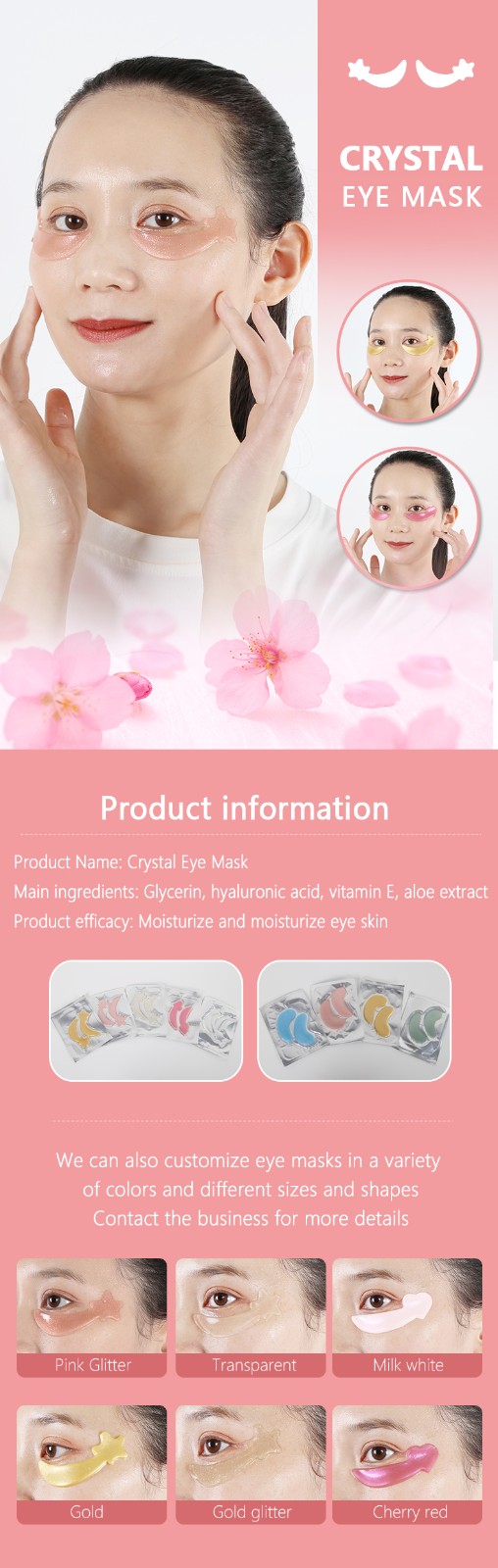 news-Moisturizing Jelly Removes Dark Circle Collagen Cosmetic Crystal Under Eye Mask Patch-Calla-img