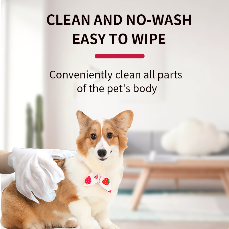 Wet Wipes Pet Gloves Wash-free Non Woven Five Finger Household Clean