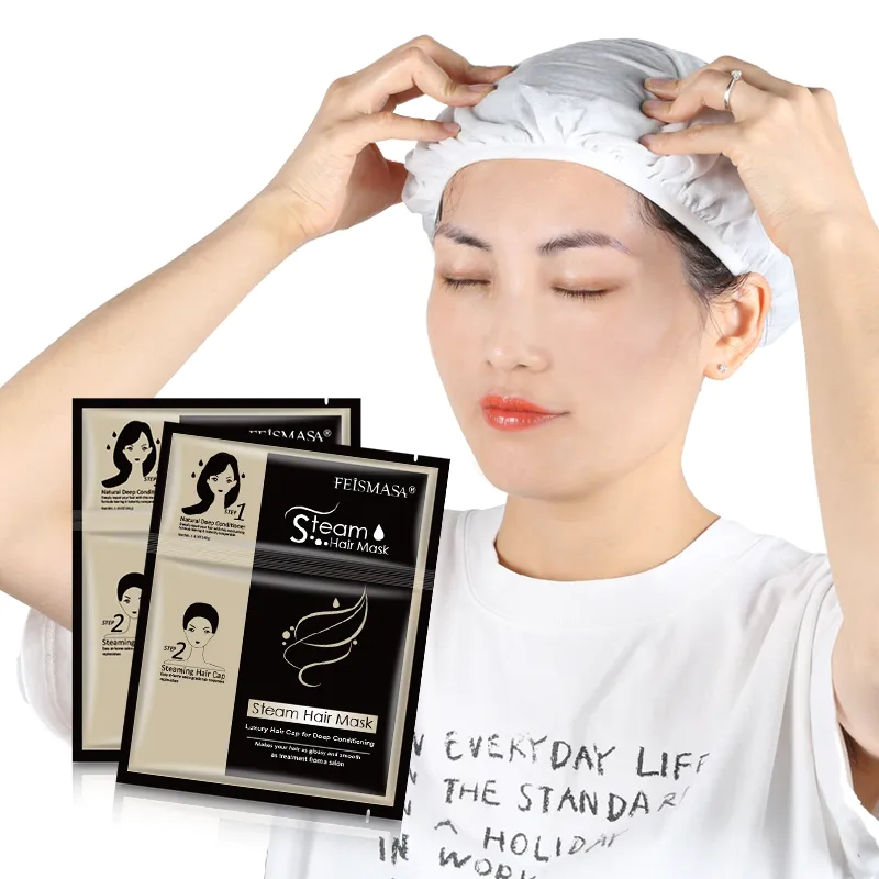 Hair Cap Mask self heating hair treatment Moisturizing Disposable