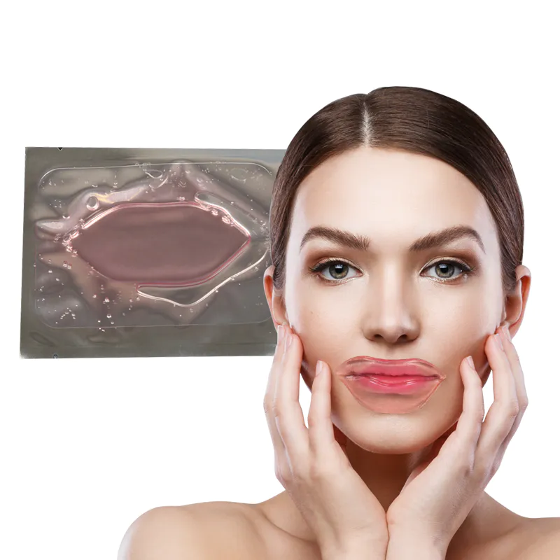 Lip Mask Pink Whitening Gel Moisturizing Transparent Collagen Crystal