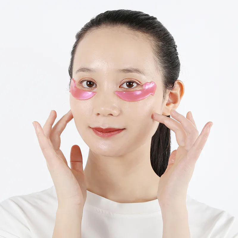 Eye Patch 24k Gold Yeallow Love Type Star Collagen Removes Dark Circle Under Eye Mask