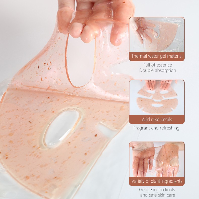 product-Calla-Pink Facial Mask OEM Tightening Anti-wrinkle Collagen Crystal Hydrogel Hydrating White