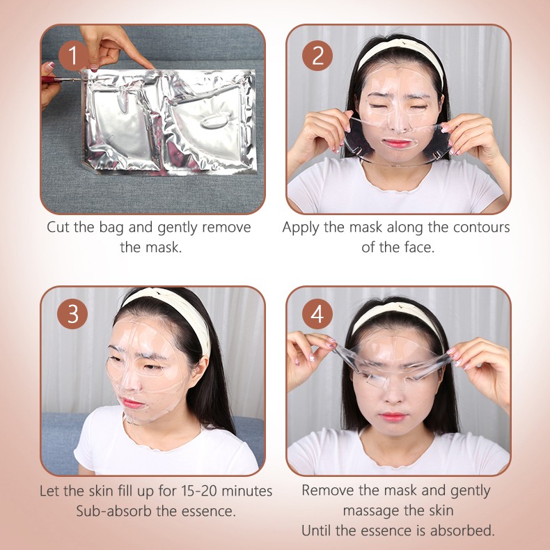 product-Calla-Pink Facial Mask OEM Tightening Anti-wrinkle Collagen Crystal Hydrogel Hydrating White-1