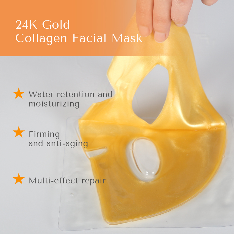 Facial Mask Hydrogel Repairing Crystal Nano Gold Antiwrinkle