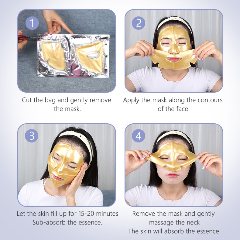 product-Calla-Facial Mask Hydrogel Repairing Crystal Nano Gold Antiwrinkle-img-1