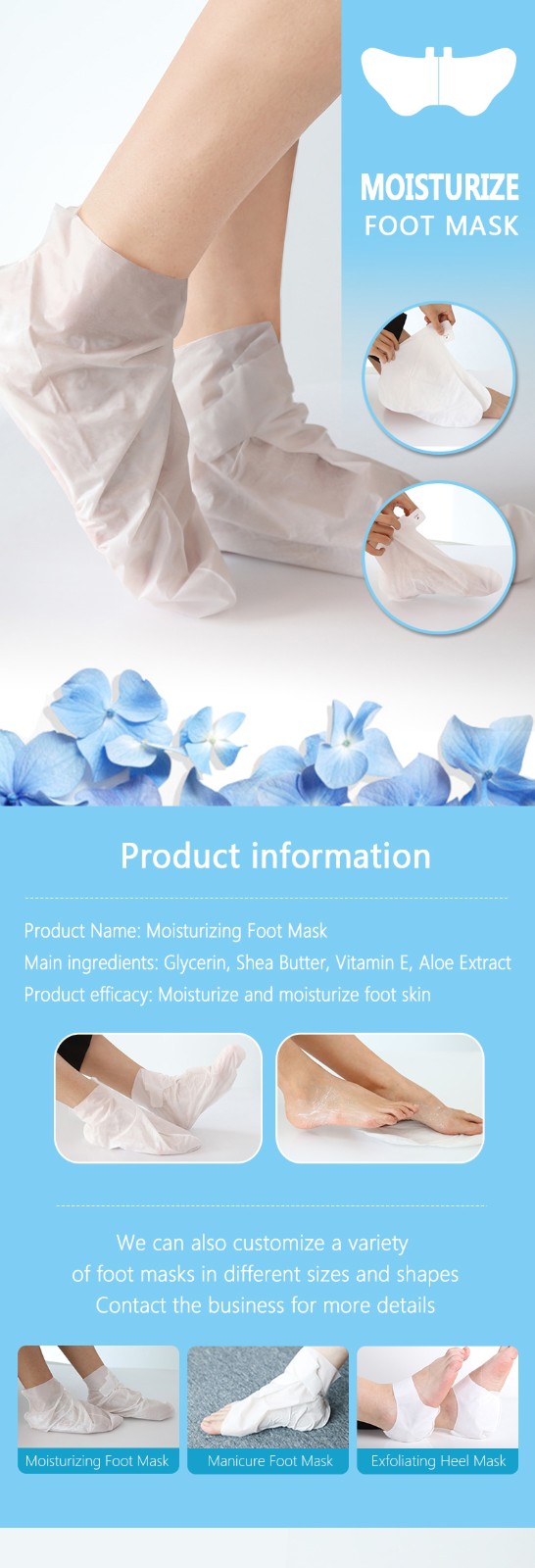 product-Moisturizing Foot Mask Care Sock OEM For Wholesale Whitening Deep Cleanse-Calla-img