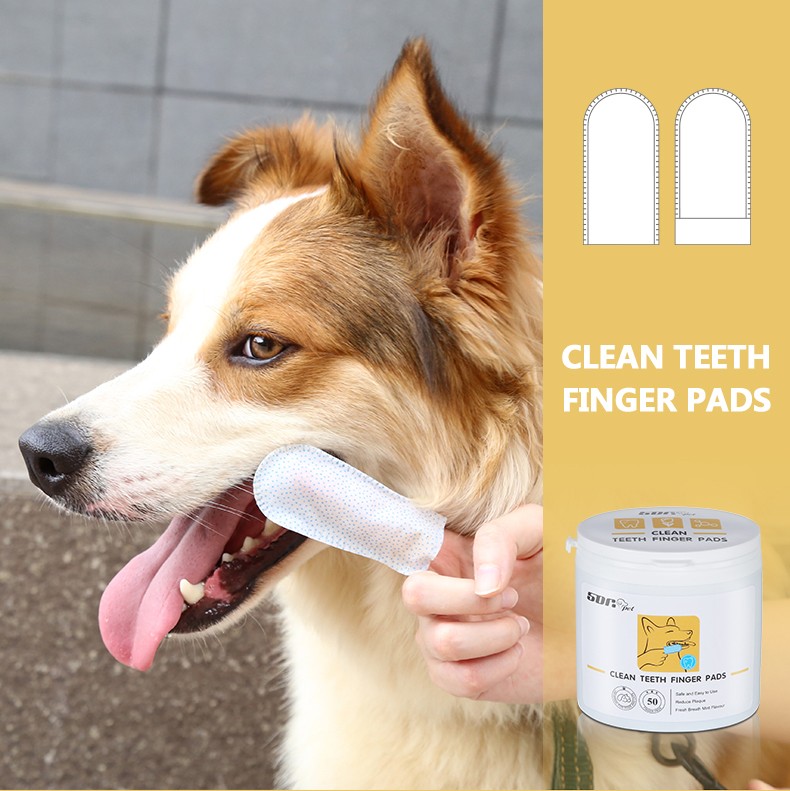 product-Calla-Pet Finger cot Tooth Bad Breath Teeth Care Dog Cat Cleaning Wet wipes Tooth Finger Sta