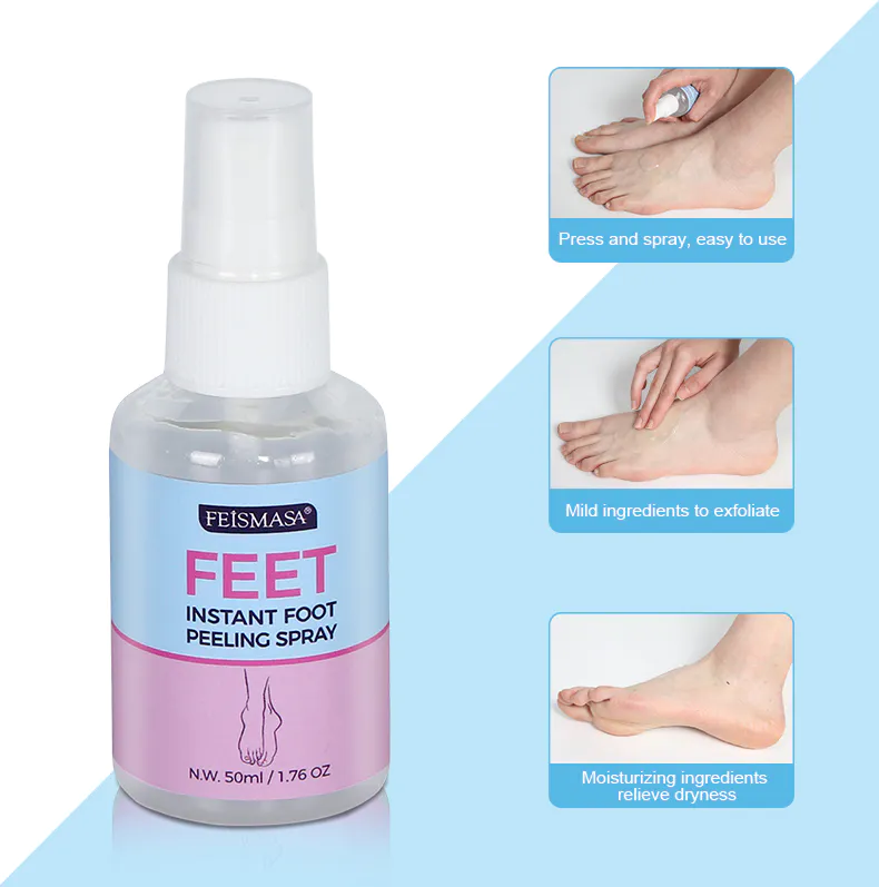 Feet instant foot peeling spray