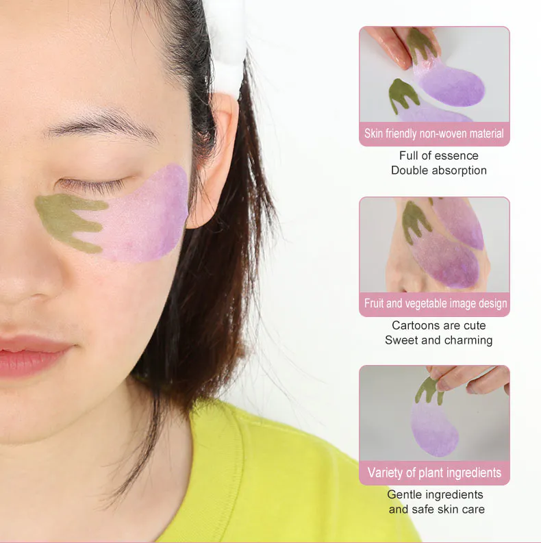 Personalised Sleeping Collage Non-Woven Printed  Eye Masks Skin Care Manufacturer