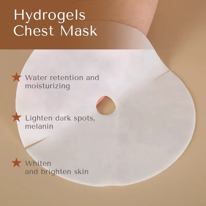 Custom Logo Hydrogel Collagen Chest Pads Body Skin C Are Moisturizing Chest Sheet Mask