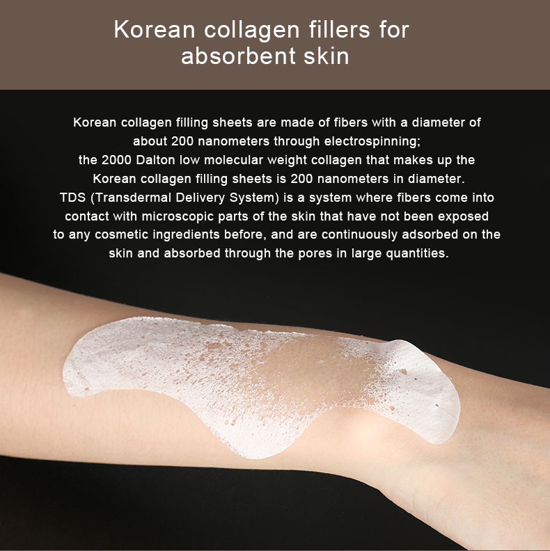 product-Private Label Nano collagen Filler instant tablets forehead patch and Cheek patch-Calla-img-2