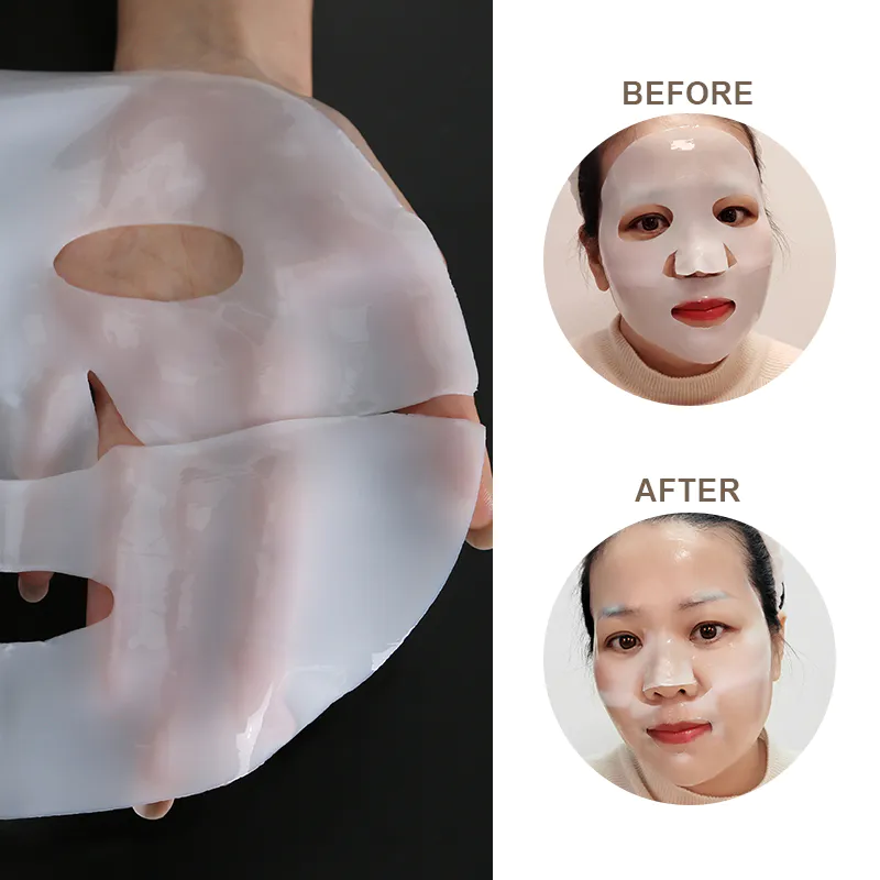 Face Skin Care Water Soluble Collagen Absorbable Mask Moisturizing Hydrating Transparent