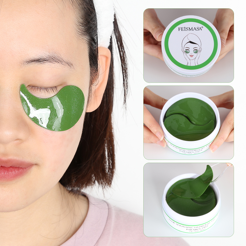 60 pcs under eye hydrogel collagen & aloe mask patch