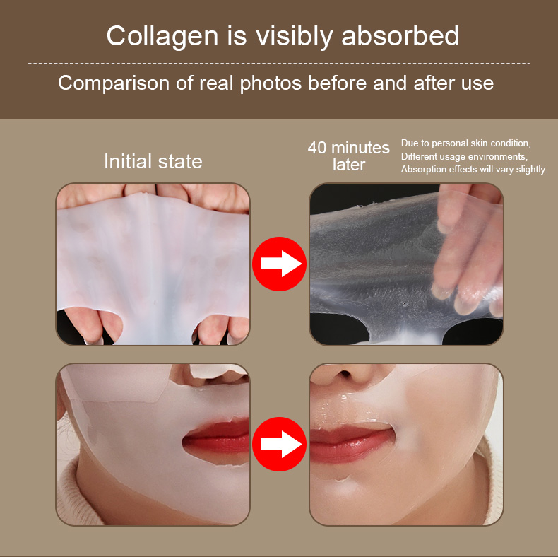 news-Customized facial mask collagen whitening face sheet mask absorbable collagen face mask-Calla-i-2