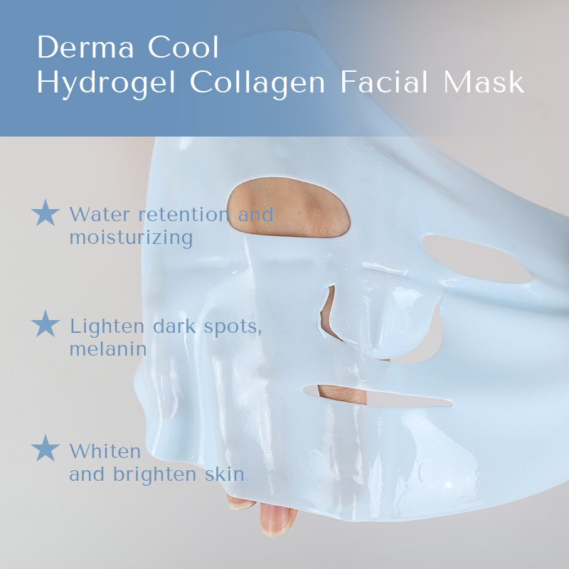 news-Derma Cool Hydrogel Collagen Whiten Coconut Jelly Facial Mask Cosmetics Skin Care Products-Call