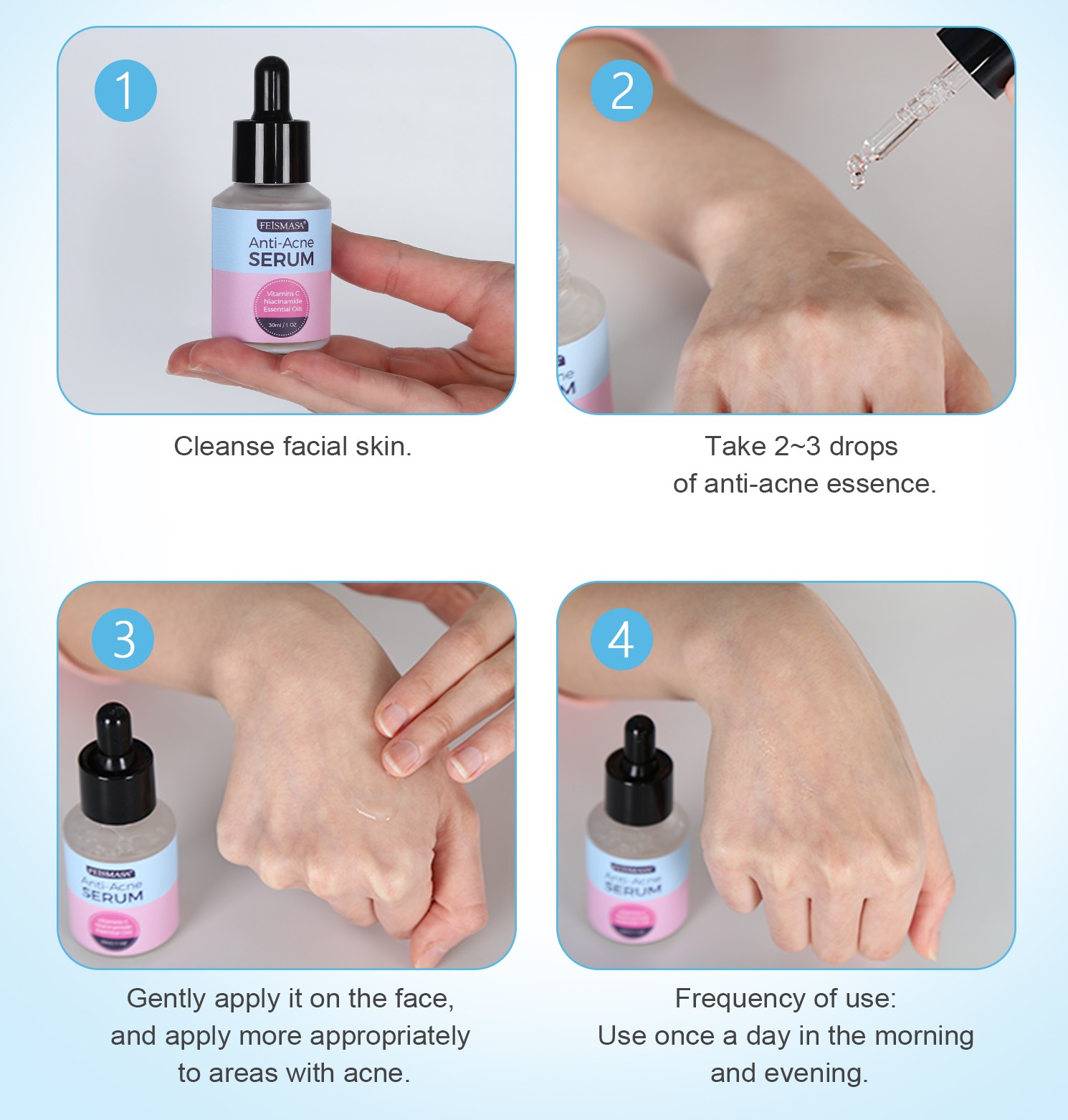 news-Calla-Vitamin A Skin Care Serum Dark Spot Remover For Face Vitamin C Face Anti Acne Serum-img-3