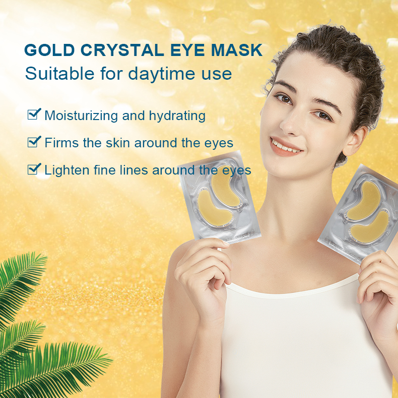 Hot Gold Serum Eye Masks Hydrogel Eye Sheet Gel Mask For Woman
