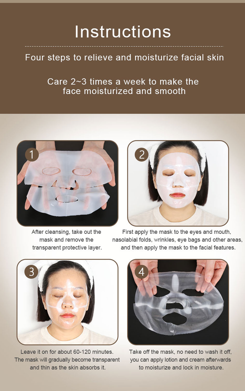 product-Calla-Wholesale Korean Functional Jelly Collagen Absorbable Facial Sheet Mask Skin Care-img-2