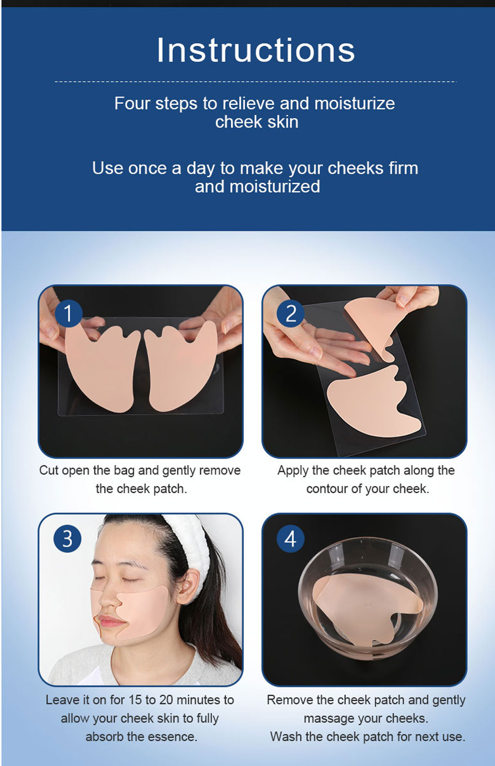 product-Calla-Reusable Silicone Anti Wrinkle Forehead Cheek Facial Patches-img-1
