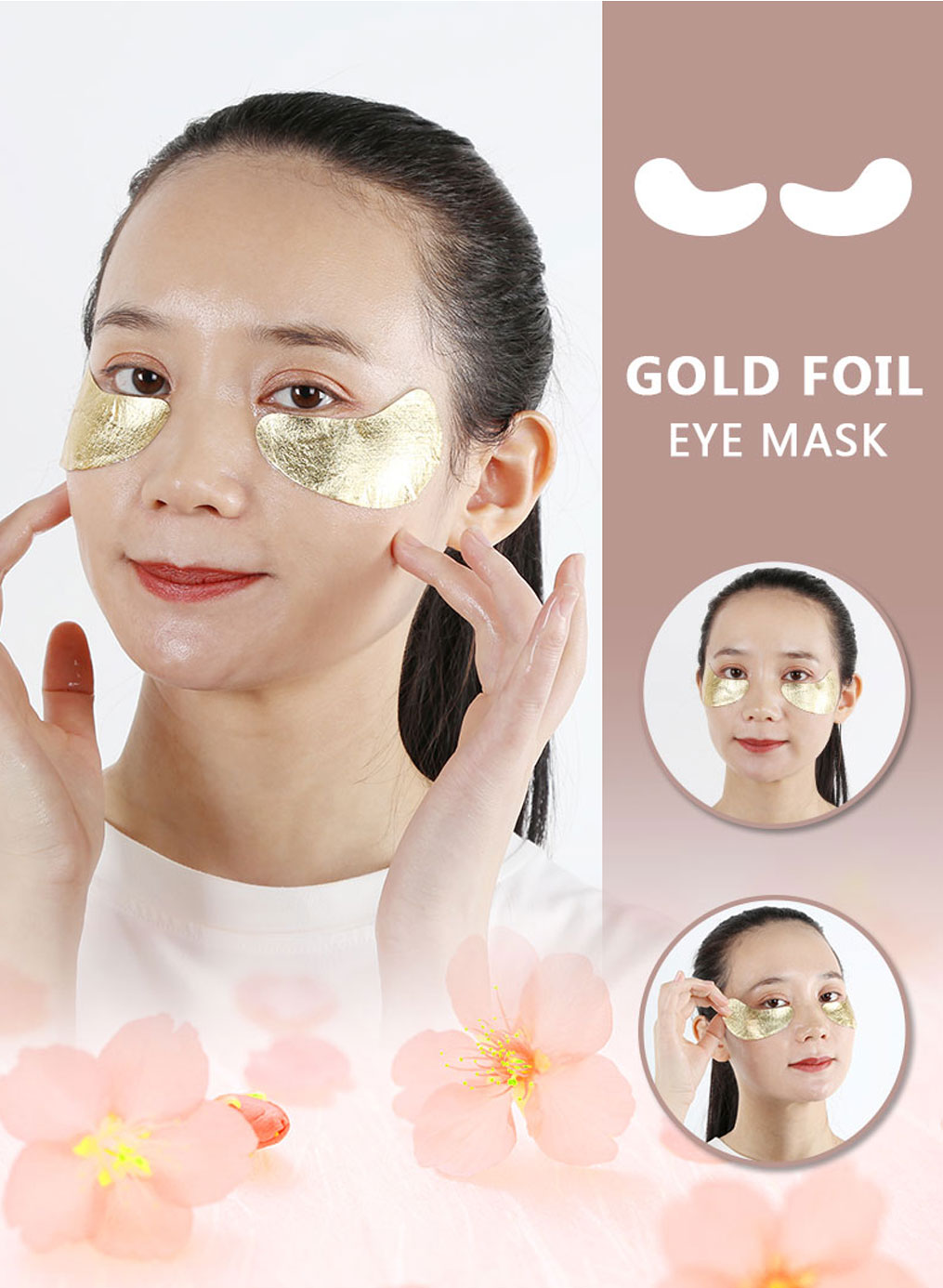 product-Calla-Gold Foil Collagen Crystal Tightening Dissoluble Moisturize Eye Mask-img