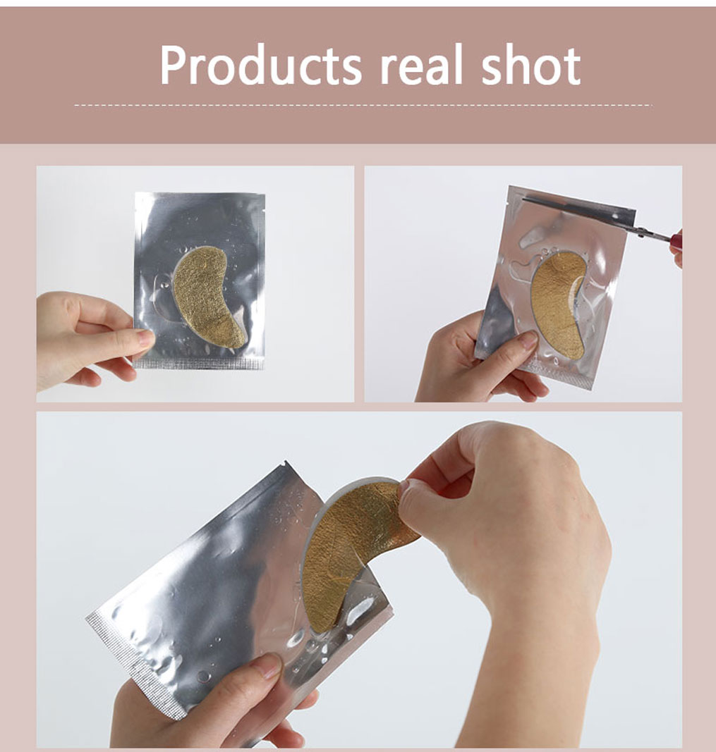 product-Gold Foil Collagen Crystal Tightening Dissoluble Moisturize Eye Mask-Calla-img-1