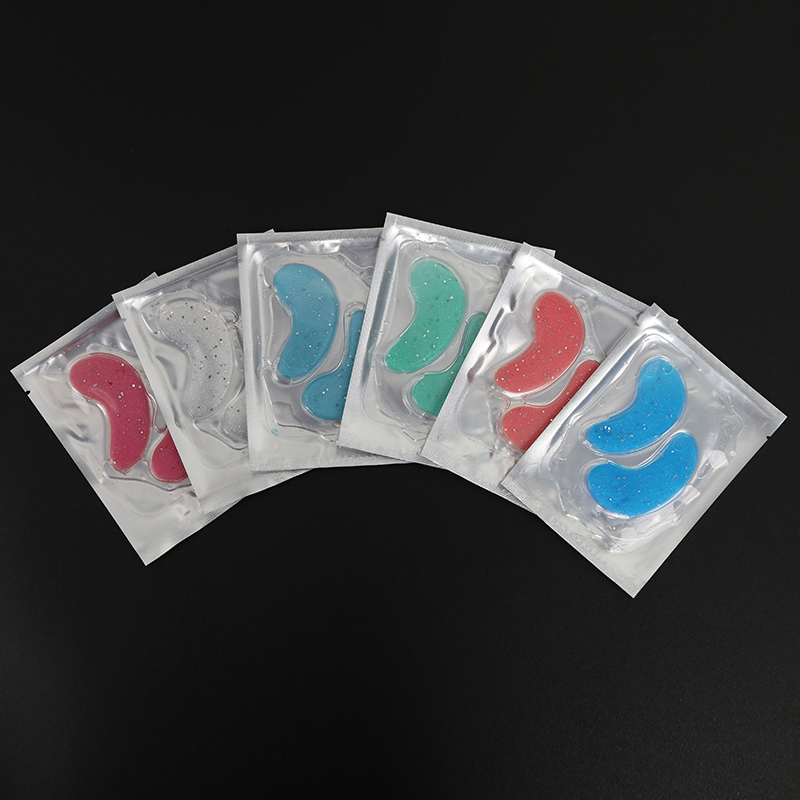 Hydro Gel Glitter Eye Patch Crystal Collagen Custom Skincare Under Eye Mask Eye Mask 24K