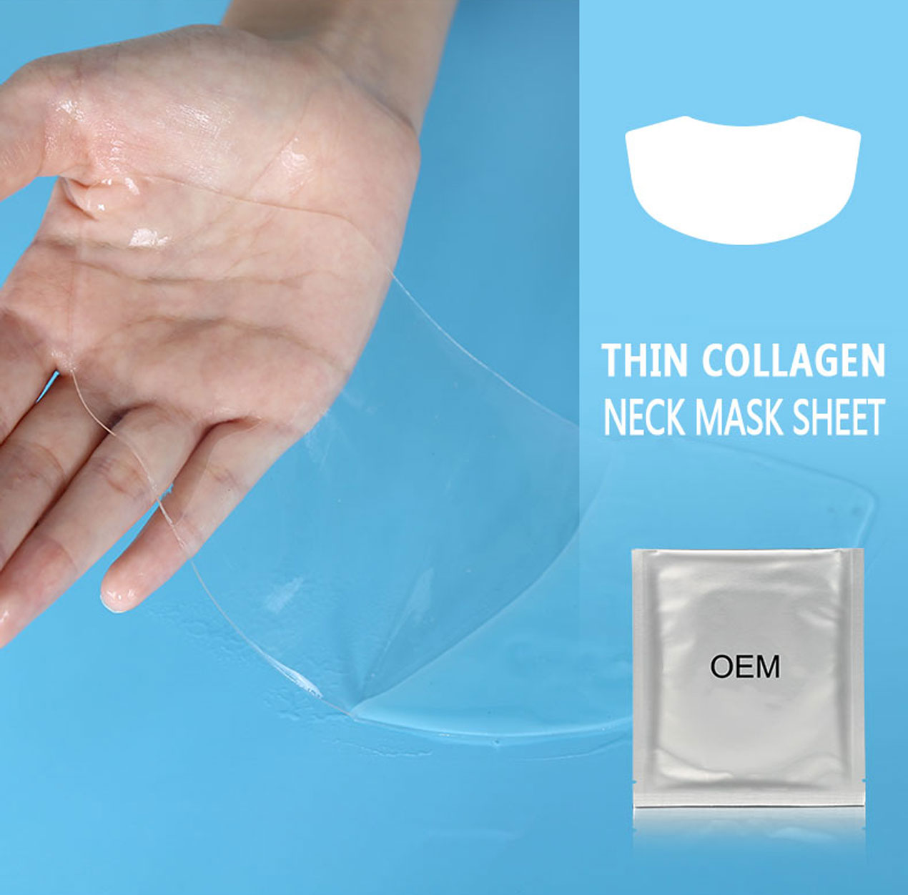 news-Wholesale Korean Beauty Mask Neck Crystal Collagen Moisturizing Face And Neck Mask-Calla-img