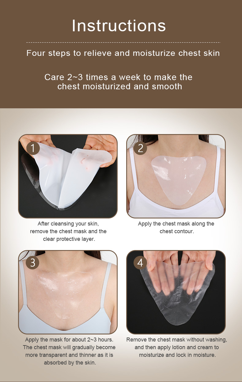 product-Skincare Heart Chest Anti Wrinkle Thorax Pad Collagen Absorbable Moisturizing Chest Mask-Cal-2